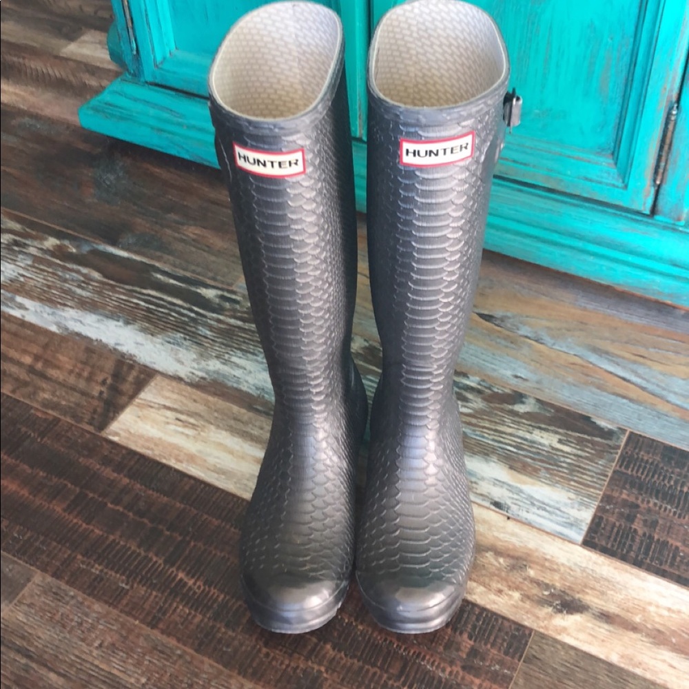 Tall Hunter rain boots